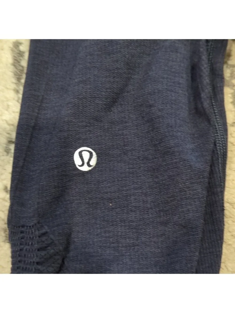 Lululemon In The Flow Crop II Heathered Inkwell